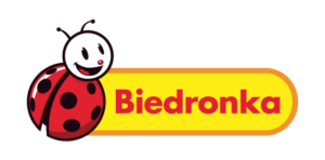 Logo sieci sklepów Biedronka Fonia Shop